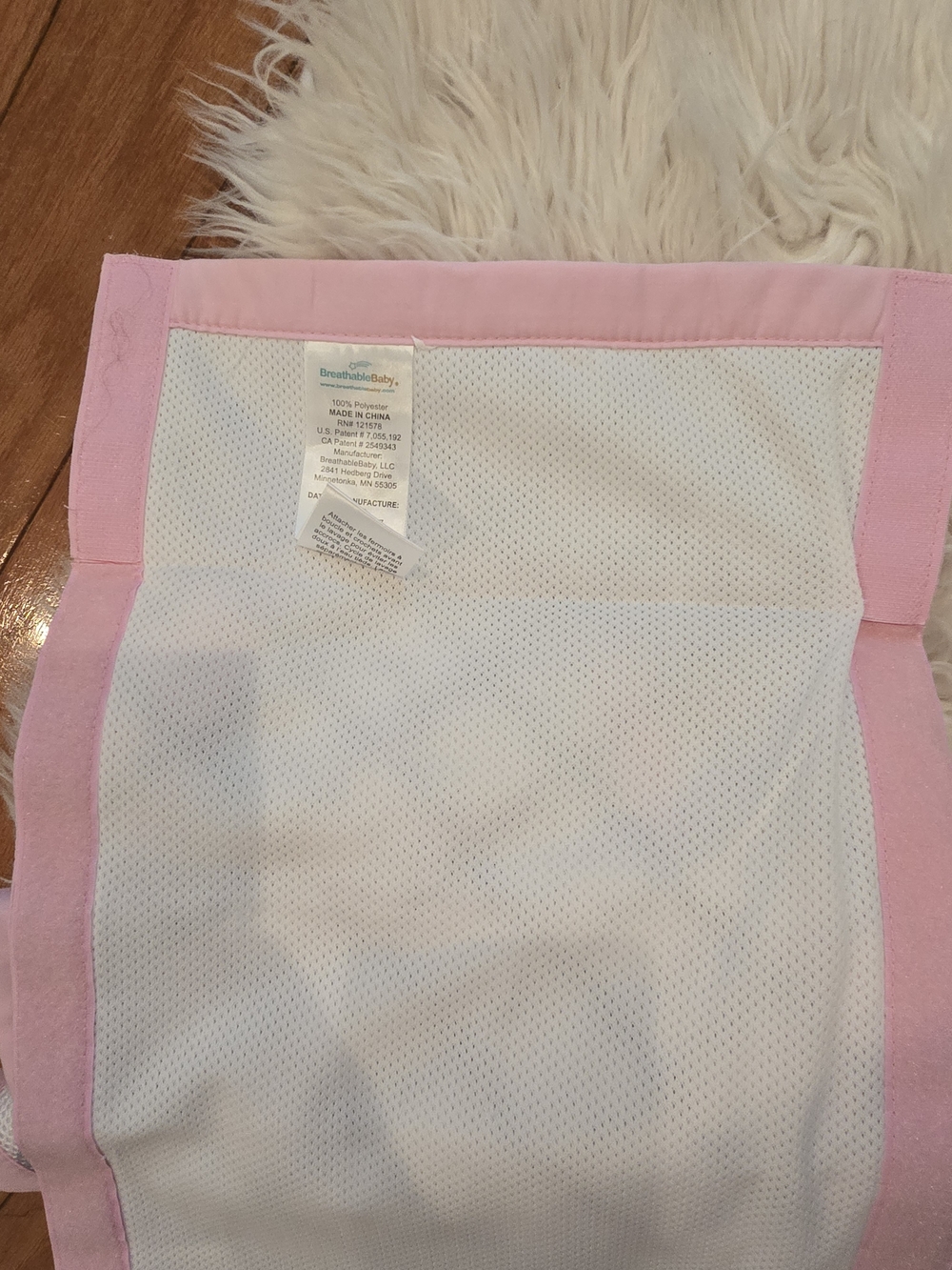 Pink & Grey Pattern Baby Linens - Picture 3 of 7